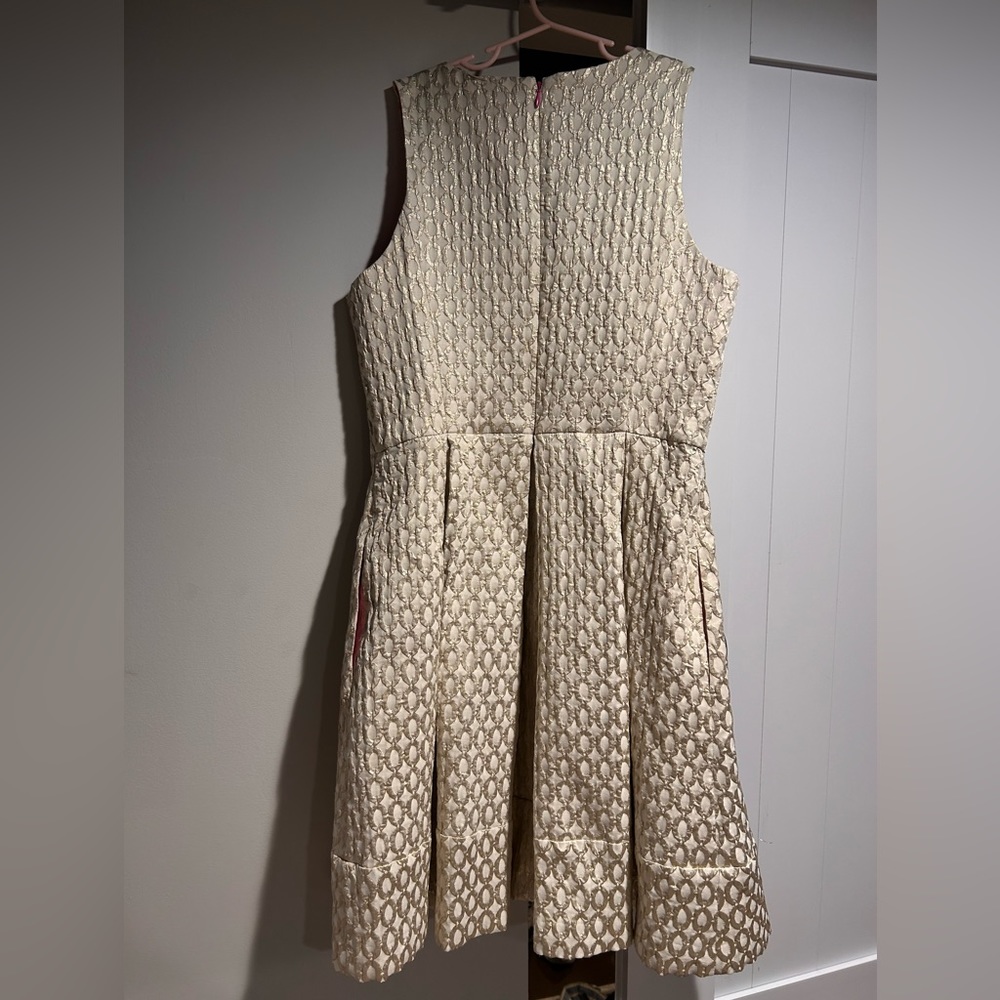 Eliza J gold dress size 10P. Perfect condition